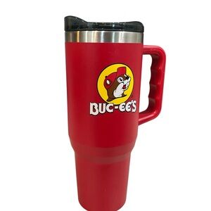 Buc-ee's Red Travel Mug with Lid